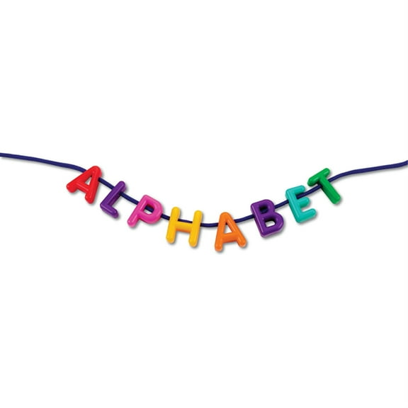 Learning Resources Uppercase Lacing Alphabet - 275 Pieces, Ages 3