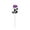 Color:Purple, variant on Flexible Skeleton Hand Rose Flower Stem Bouquet Halloween Decoration Adjustable Silk Floral Arrangement Accessory