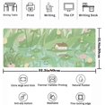thumbnail image 2 of Cute Green Plant Floral Desk Mat Anime Frog Mouse Pad XL Kawaii Japanese Large PC Gaming Mousepads Computer Keyboard and Mouse Mat for Women Office Gamer Girl Desk Decor Desk Pad 31.5x11.8 in, 2 of 6
