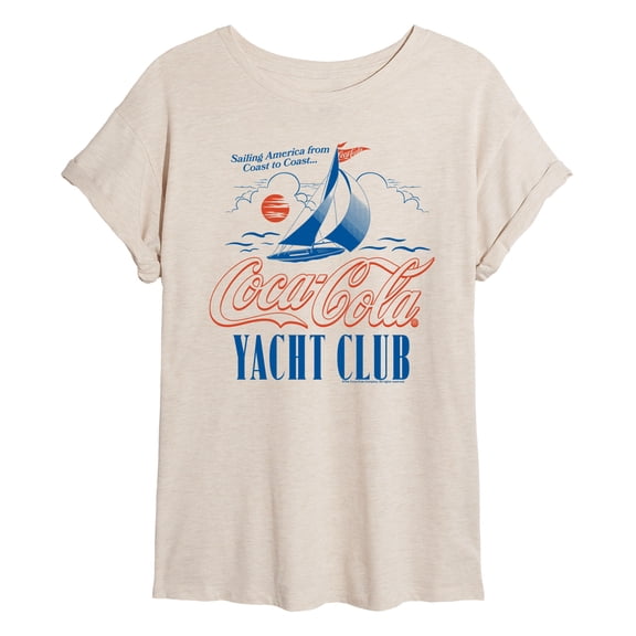 Coca-Cola - CC Yacht Club - Women's Oversized Graphic T-Shirt