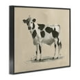 thumbnail image 4 of Stupell Industries Minimal Cow Painting Animals & Insects Painting Black Framed Art Print Wall Art, 30 x 24, 4 of 10