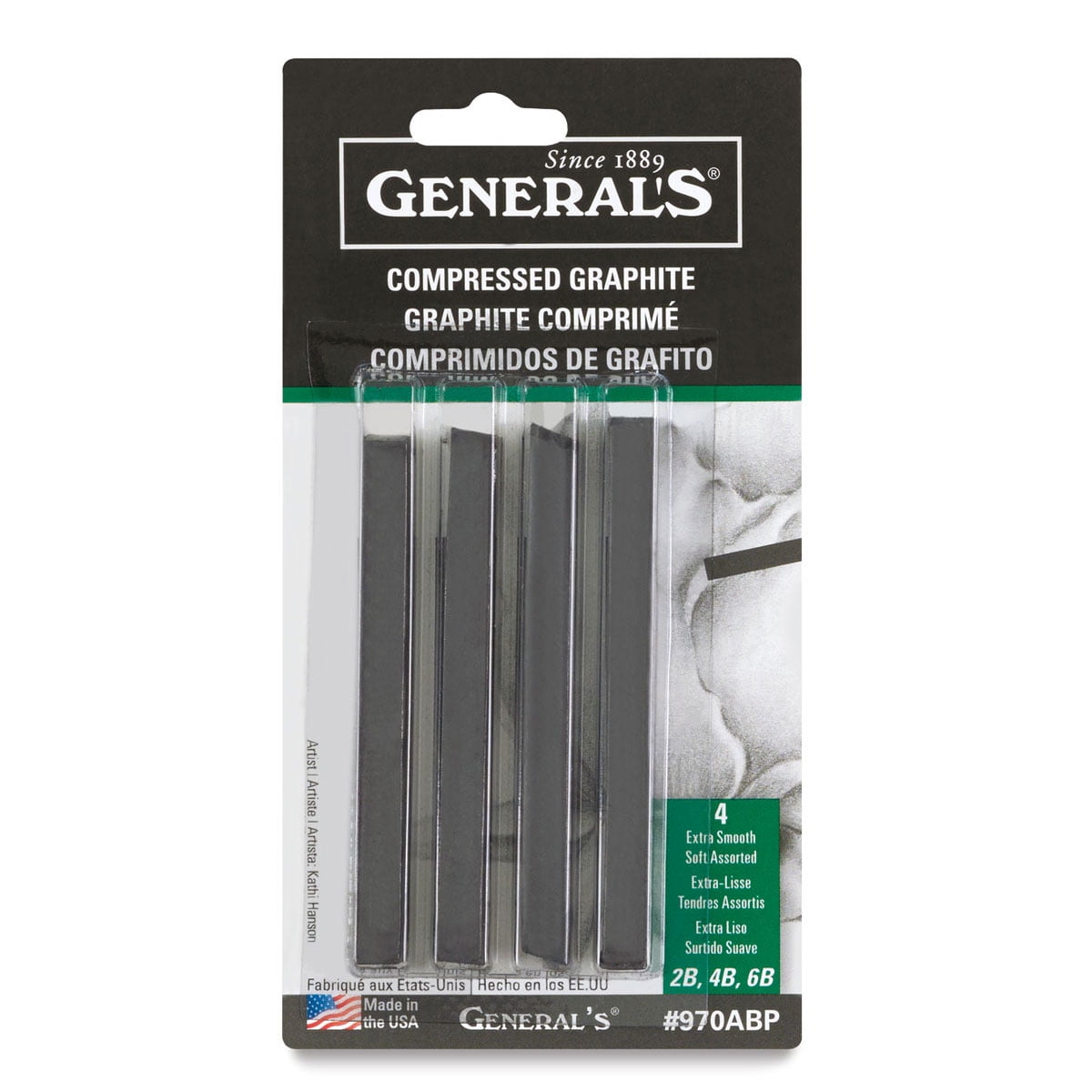 Scholar Graphite Pencil Set 2 mm, Assorted Lead Hardness Ratings, Black  Lead, Dark Green Barrel, 4/Set