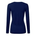 thumbnail image 3 of JJ Perfection Women's Long Sleeve V-Neck Pullover Sweater with Plus Size, 3 of 3