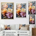 thumbnail image 4 of Designart "Serene Peony Blossoms II" Peonies Floater Framed Wall Decor, 4 of 5