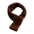 thumbnail image 1 of Bufanda de cuello calentada con USB, calentador de cuello, almohadilla térmica para pesca, escalada y trabajo Café, 1 of 8