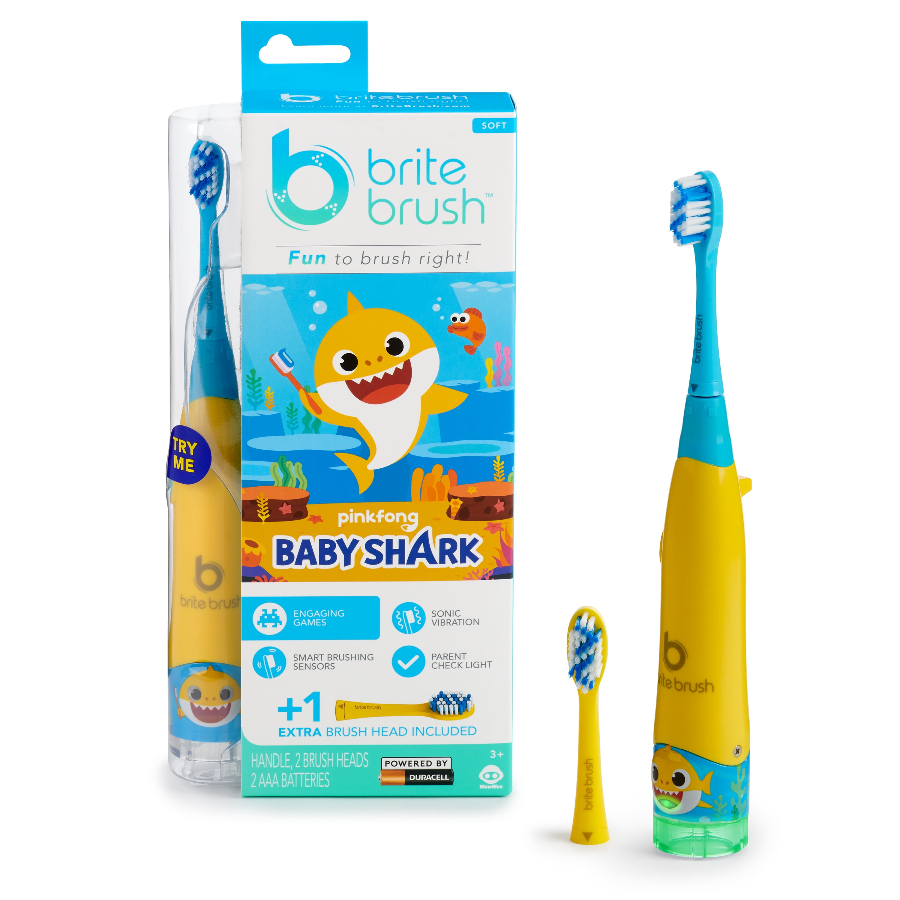 pinkfong baby shark toothbrush playset