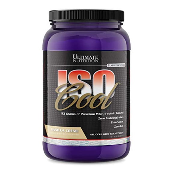 Ultimate Nutrition ISO Cool Keto Friendly, Whey Protein Powder Isolate-2lb