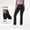 Dark gray, variant on New high-elastic yoga denim bell-bottom pants for women, slimming and butt-lifting, with zipper pockets, suitable for fitness and casual wear