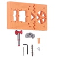 thumbnail image 1 of Bisagra Jig Drill Guide Set, 35mm Bisagra Oculta Agujero Sierra Jig Guía De Perforación Localizador Juego De Brocas Forstner Carpintería Bisagra Agujero Abridor Localizador, 1 of 8