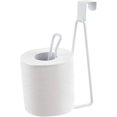 thumbnail image 1 of Porte-papier Toilette, Support de Rouleau de Papier Toilette, Distributeur pour Rangement et Organisation de Salle de Bain - Blanc, 1 of 5