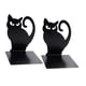 thumbnail image 2 of Paquete de 2 sujetalibros con forma de gato, organizador de libros con forma de animal, sujetalibros decorativos. Estilo A, 2 of 9