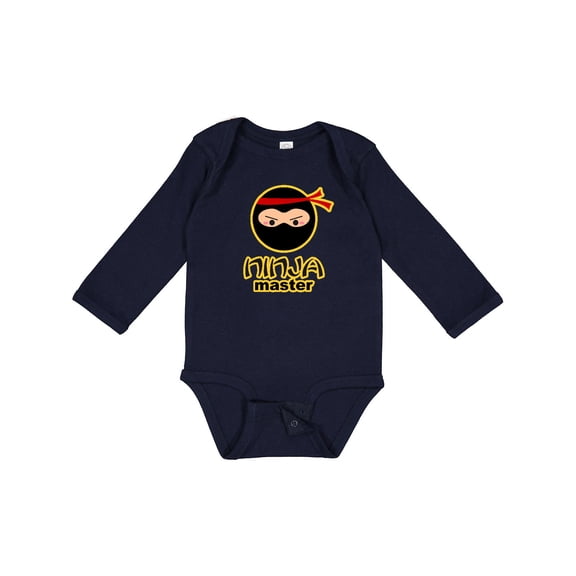 Inktastic Ninja Master Boys or Girls Long Sleeve Baby Bodysuit
