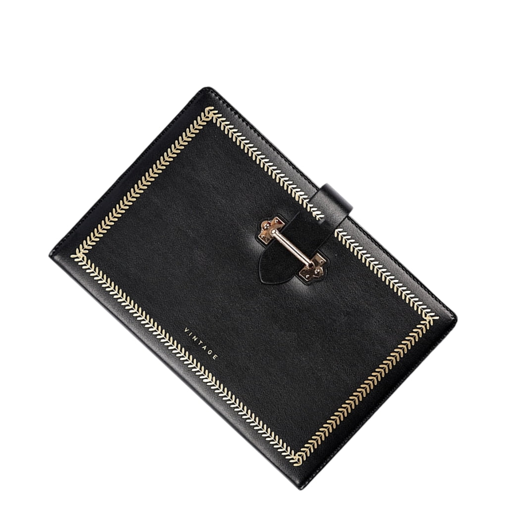 PU Leather Notebook 222 Pages Lined Business Journal For Note Taking Journaling