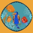 thumbnail image 2 of Del Sol, Ani 15x15 Black Ornate Wood Framed with Double Matting Museum Art Print Titled - Toucan, 2 of 4