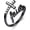 B-Black Gold, variant on Cross Rings Faith Ring 925 Sterling Silver Adjustable Cross Wrap Ring Rose Gold Plated Christian Fashion Band for Women,Size 7