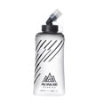 thumbnail image 1 of Botellas de agua plegables suaves de 250ml-500ml TPU plegable de seguridad para paquete de hidratación, para correr, senderismo, ciclismo - 500ML gris Sunnimix  Botella para beber Soft Matraz, 1 of 8