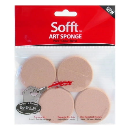 UPC: 0879465003068 | PanPastel Sofft Art Sponges 4/Pkg-Round