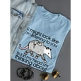 thumbnail image 3 of I'm Thinking About Opossums T-Shirt Women -Smartprints Designs, Female 3X-Large, 3 of 4