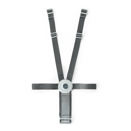 Replacement Part for Chicco Polly 13 Highchair ~ Replacement 5 Point Gray Harness Strap - Fits Many Models