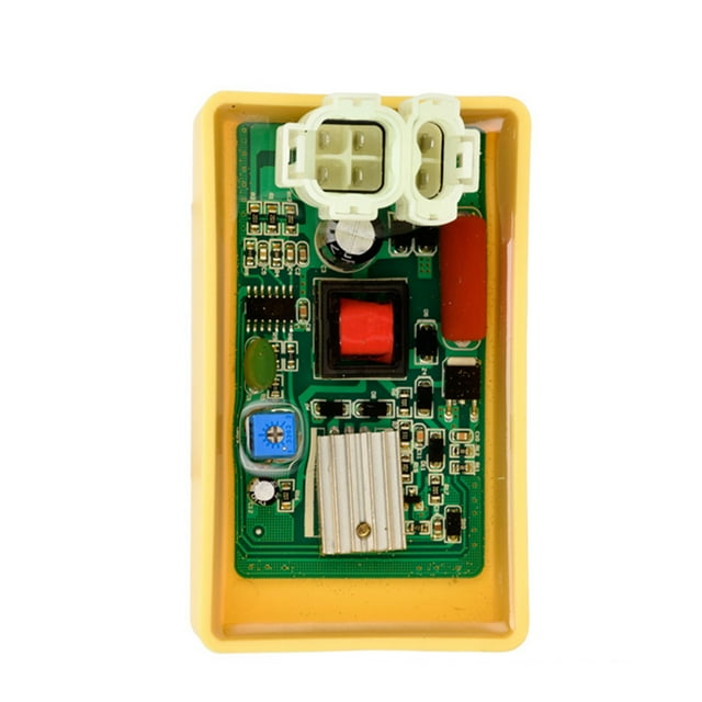 Riwesomey Caja de encendido CDI de CC de 6 pines ajustable de alto rendimiento, sincronización ajustable, alto rendimiento Accesorios para motos