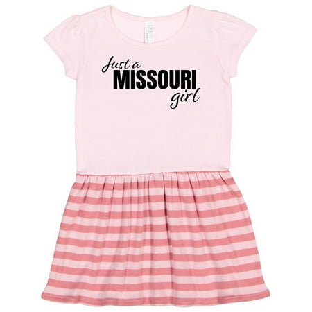 

Inktastic Just a Missouri Born and Raised Gift Toddler Girl Dress