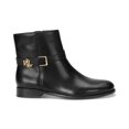thumbnail image 2 of Lauren Ralph Lauren Women's Brooke Burnished Leather Bootie Black 6 Medium, 2 of 3