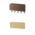thumbnail image 1 of Titular De La Llave Almacenamiento De Cartas Puerta Organizador De Bastidores Ganchos Para Colgar En La Pared Madera Oscura+Titular De La Llave Almacenamiento De Cartas Organizador De Rejillas Sunnimix none, 1 of 8