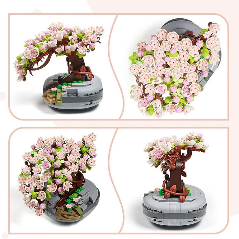  QLT Mini Bricks Flowers Bonsai Building Blocks 703 PCS,  Botanical Collection for Ages 8-12 yrs Old Girl for Gift, DIY Unique  Decoration Home, (Not Compatible with Lego Set) : Toys & Games