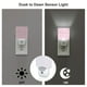 thumbnail image 3 of Fotbe Ribbon Bow Luz Nocturna LED, Luz de Noche con Sensor de Luz Natural de Anochecer a Amanecer, Se Enchufa a la Pared, Blanco Cálido 0.5W-US, 3 of 7