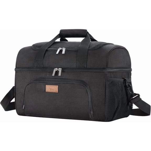 Insulated Cooler Bag 48-Can Extra Large 30-Liter Leakproof Portable Soft-Sided Ice Chest