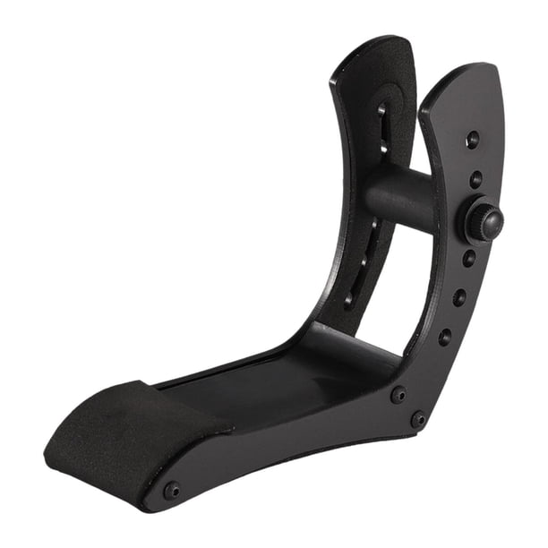 Reposapiés para guitarra eléctrica, soporte portátil, taburete ergonómico para guitarra Negro