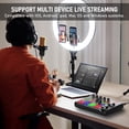 thumbnail image 4 of Facmogu Podcast Equipment Bundle, F998 Live Sound Card with BM800 Recording Studio Microphone, Professional Live Sound Card, 4 of 7