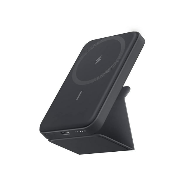 Batería Magnética Anker Gris Interestelar Plegable 5000 mAh MagGo para iPhone 13/12 Series