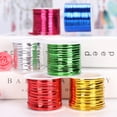 thumbnail image 3 of BUYISI Wire Tie Multicolor Gift Packaging Wrap Ribbon Rope Food Bread Bag Sealing Tying Twine For Home Kidtchen Supplies Silver, 3 of 5