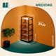 thumbnail image 3 of ibrero con Diseño Industrial con 5 Repisas para Estudio, Sala o Recamara de Madera MDF. Estante Alto de 160 cm para Decoración. Librero para Niños. Bookshelf. Bookshelves Wood (Beige), 3 of 6