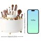 thumbnail image 3 of Typpkmm 360° Rotating Makeup Organizer with Plastic Cosmetic Storage with 5 1pc, 3 of 7