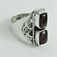 thumbnail image 3 of Red Garnet Gemstone Ring, Statement Ring, Band Ring, Engagement&nbsp;Gifts For Couples, Anxiety&nbsp;Ring, Birthday&nbsp;Gifts For Men, Valentines Day Gifts For Him, January Birthstone (garnet, 7), 3 of 5