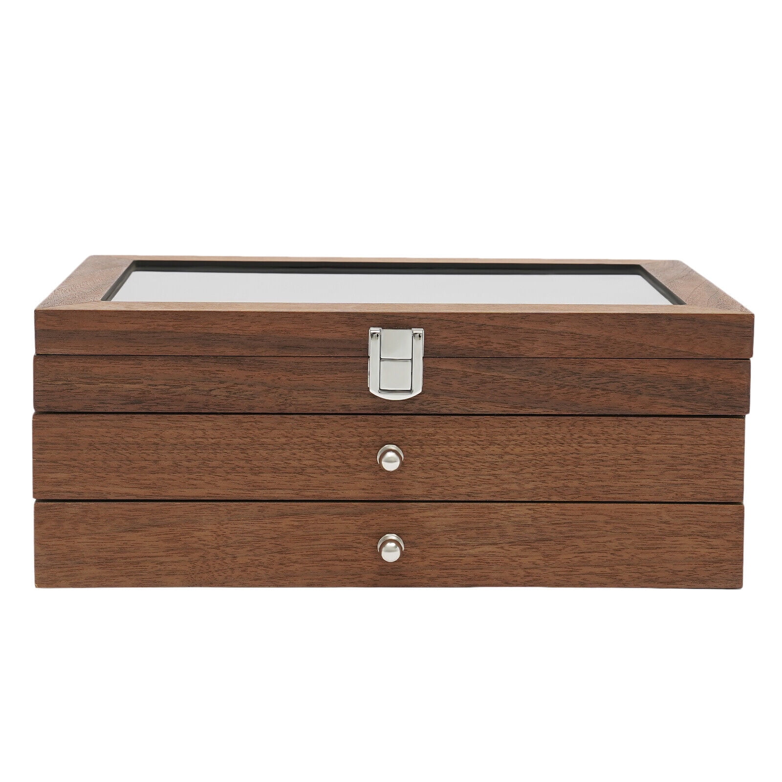 Retro Walnut Color Pen Display Box, Pen Collection Box, Pen Storage Box for Storing Many Different Types of Pens