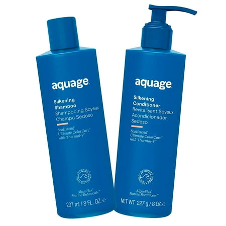 Aquage SeaExtend Silkening Shampoo and Conditioner, 8 oz