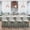 Grey, variant on Andeworld Swivel Counter Bar Stools Set of 4 with Backs Mid Century Modern Armless Bar Height Side Chairs (30 inch,White)