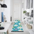 thumbnail image 4 of Yayeee Runner Rug for Bedroom 2'x6' Machine Washable Hallway Non Slip Mat, Small Daisy, 4 of 8