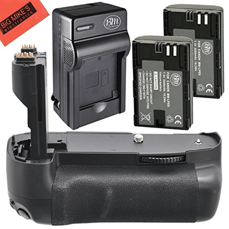 Battery Grip Kit for Canon EOS 7D Digital SLR Camera Includes Vertical