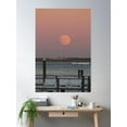 thumbnail image 2 of Super Moon Poster Wall Art, Modern Wall Decor, 8x12 UNFRAMED, 2 of 3