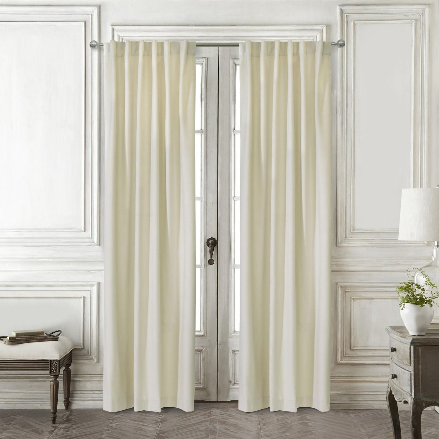 Sicily Room Darkening Dual Header Indoor Curtain