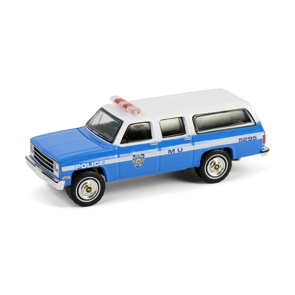1/64 1990 Suburban K2500 Scottsdale, NYPD, Hot Pursuit Series 46 43040-D