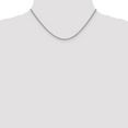 thumbnail image 2 of Leslie's Real 14kt White Gold 2.1mm Spiga (Wheat) Chain; 16 inch; Lobster Clasp; for Adults and Teens; for Women and Men, 2 of 5
