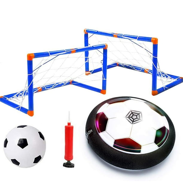 Kids Toys Hover Soccer Ball Set with 2 Goals, Air Soccer with LED Light