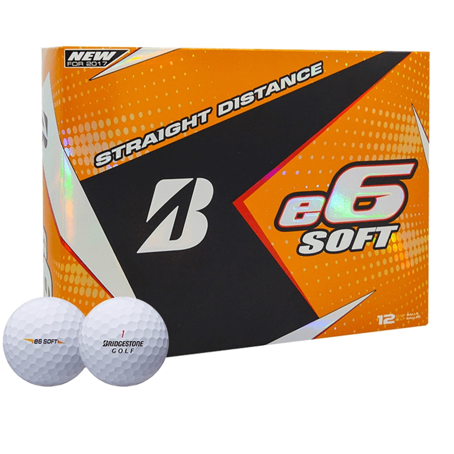 Bridgestone Golf e6 Golf Balls, 12 Pack