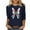 Navy, variant on Fartey Plus Size 3/4 Sleeve Shirts for Women 2025 Trendy Easter T Shirts Cute Graphic Tees Slim Fit Summer Crew Neck Tunic Tops Dressy Casual Holiday Tshirt Red S-5XL