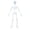 Multicolor, variant on NovaStitch Halloween Skeleton Glow-in-the-Dark Prop Full Body Hanging Bones Figure with Skull and Ribcage HalloweenDecorations Indoor Yard Wall Decor Night Light Skeleton Ornament